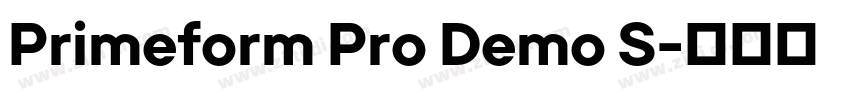 Primeform Pro Demo S字体转换